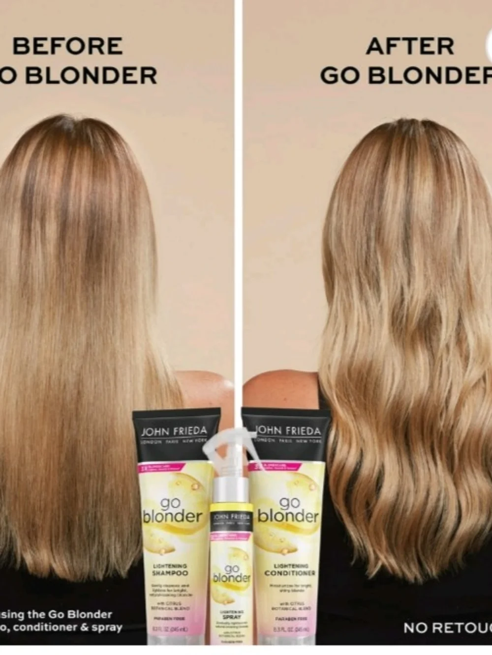 #.   John Frieda Go Blonder Lightening Spray - Yellow